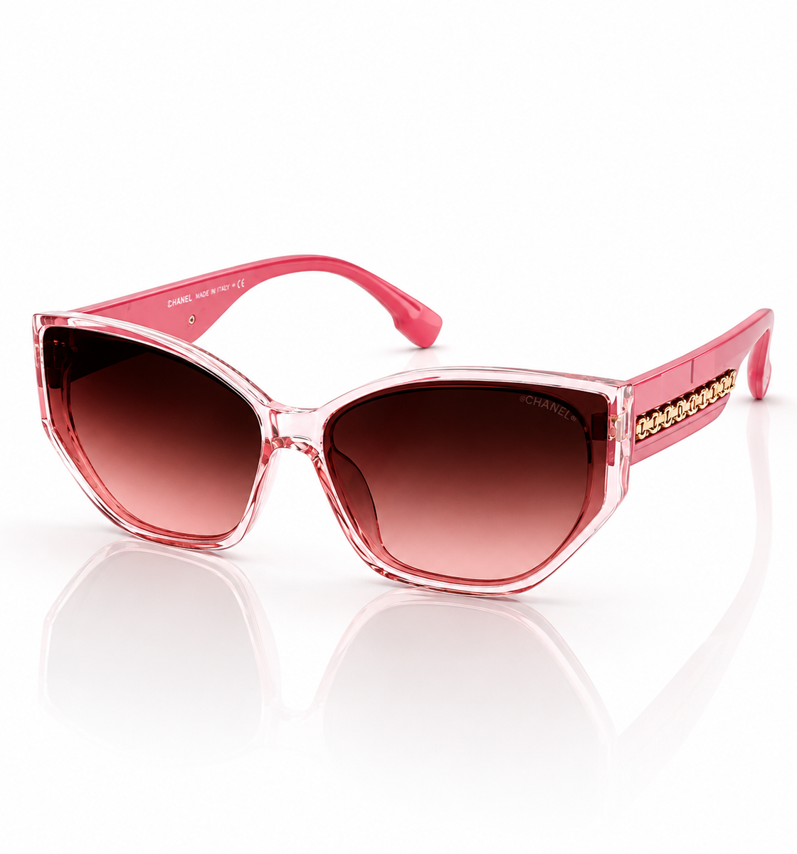 Chanel – 3365 – 62 – Pink – Acetate – Sunglasses – Ladies