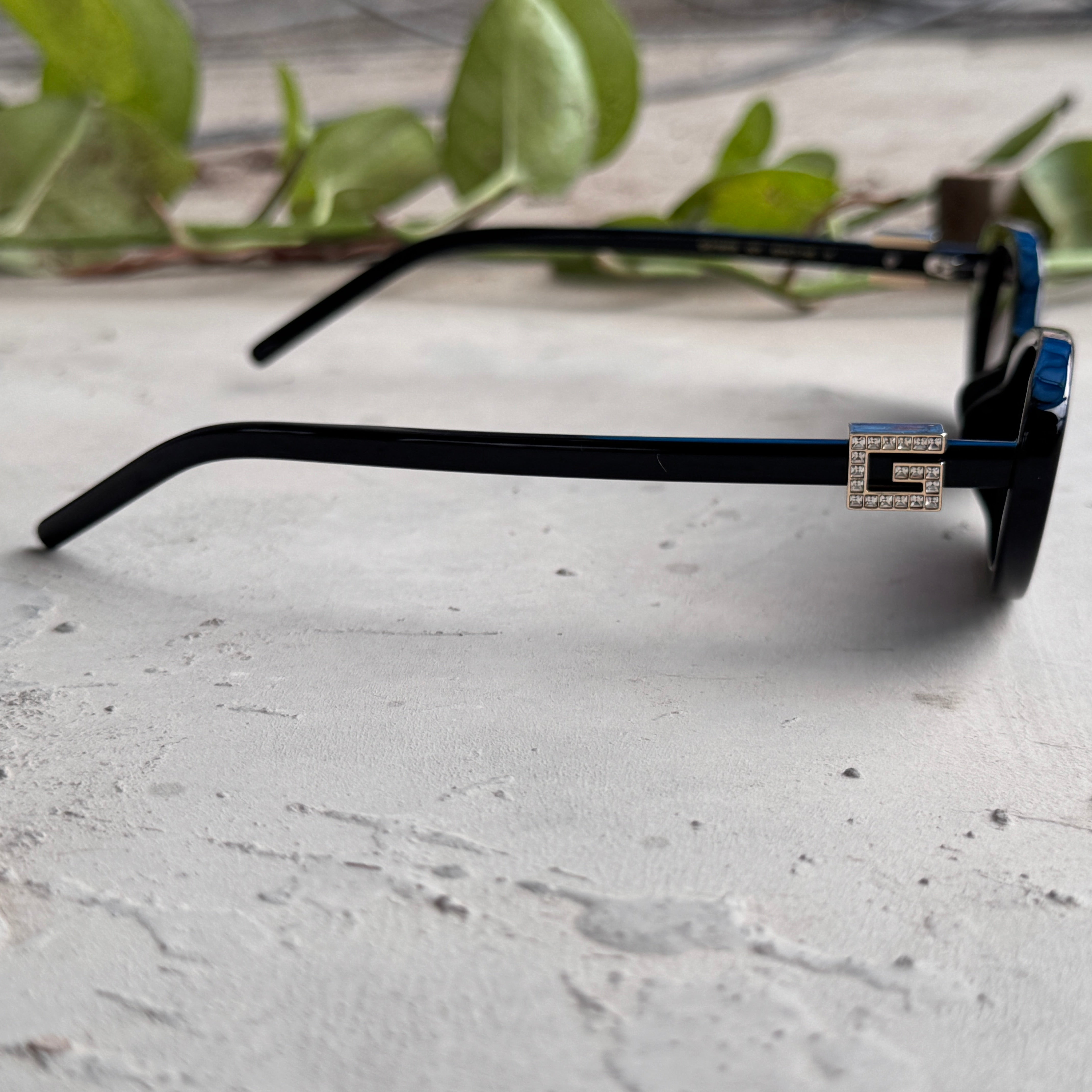 Gucci – 1680 - 52 – Black - Acetate - Sunglasses – Ladies - Premium