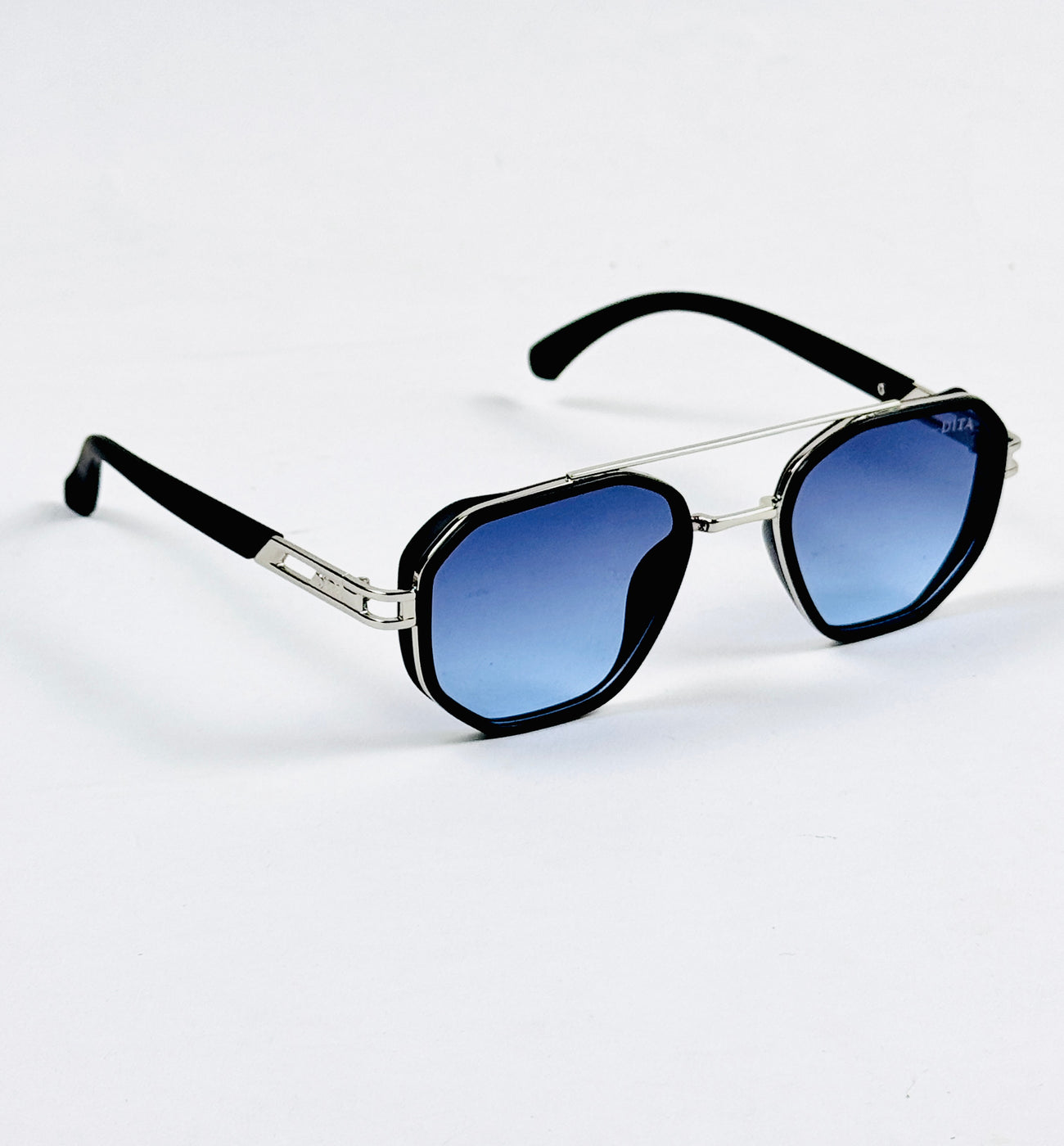 Dita – 2631 – 57 – Silver Blue – Metal – Sunglasses – Unisex