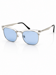 RayBan – 4418 – 56 – Silver Blue –  Metal - Sunglasses – Unisex - Premium