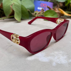 Gucci – 1826 - 57 - Pink – Acetate - Sunglasses – Ladies - Premium