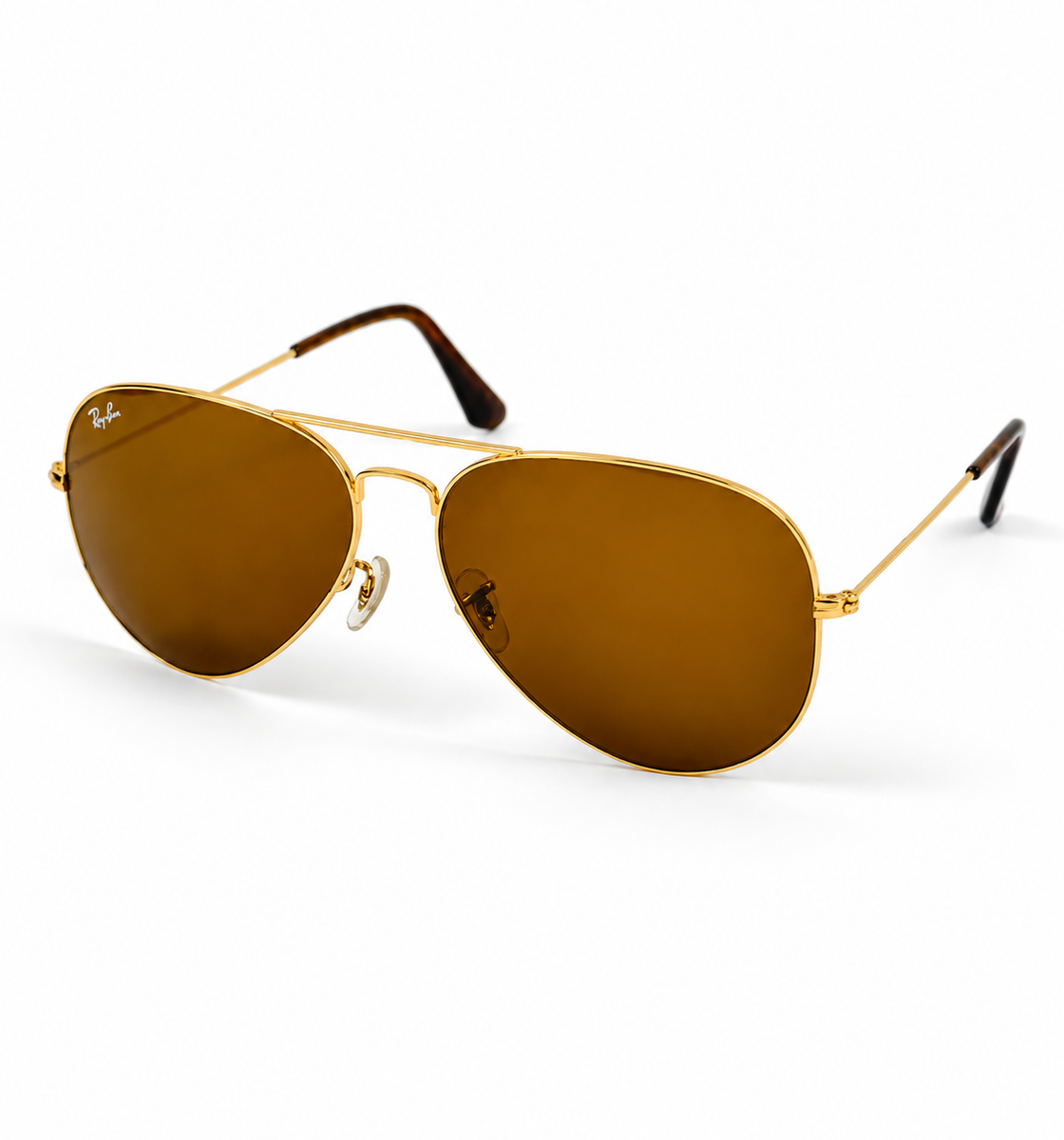 Rayban – 3026 – 62 – Golden Brown – Metal – Sunglasses – Unisex - Premium