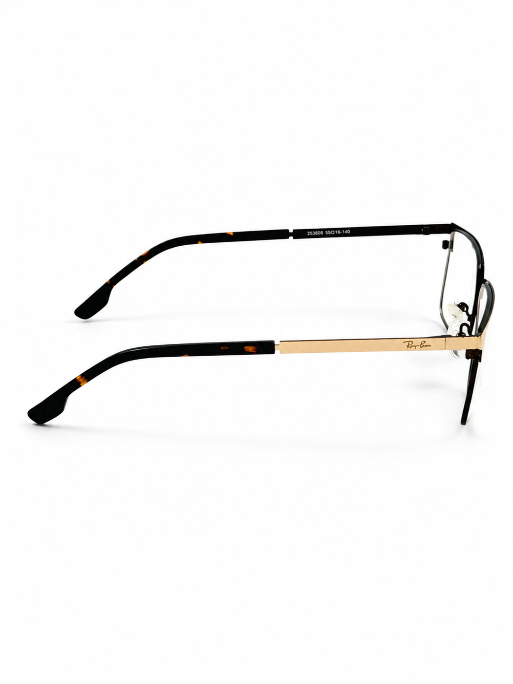 Rayban – 23506 – 55 - Golden Black – Metal – Optics - Unisex