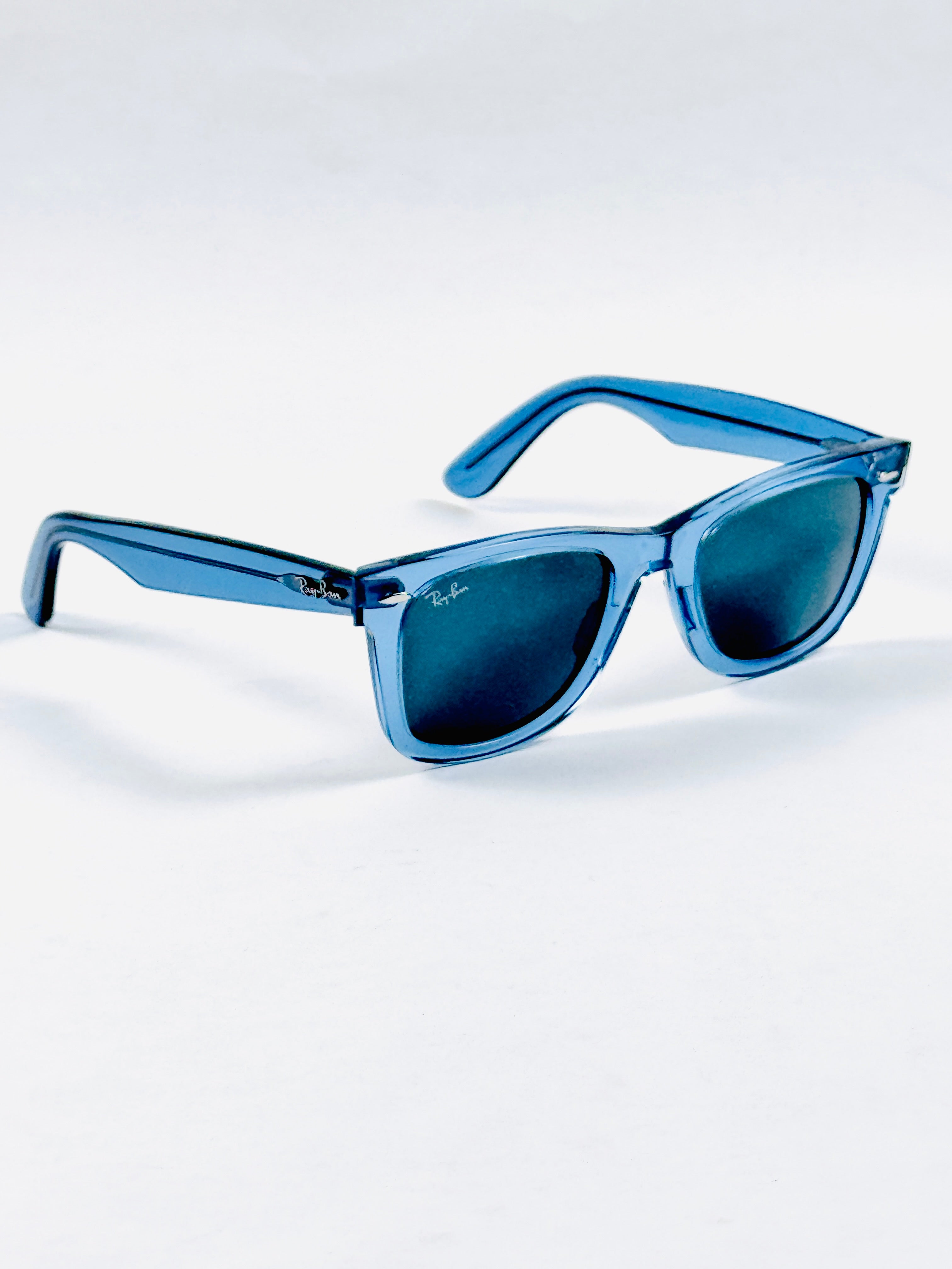 RayBan – 2140 – 50 – Blue Black –  Acetate- Sunglasses – Unisex - Premium