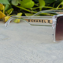 Chanel – 7608 – 52 – Transparent – Acetate – Sunglasses – Ladies