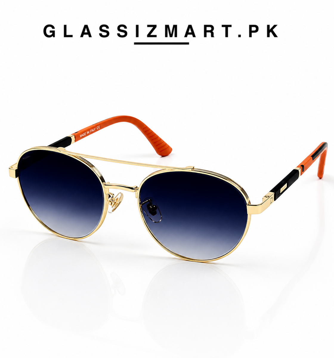 Dita – 23201 – 57 – Golden Black Gradient – Metal – Sunglasses – Unisex