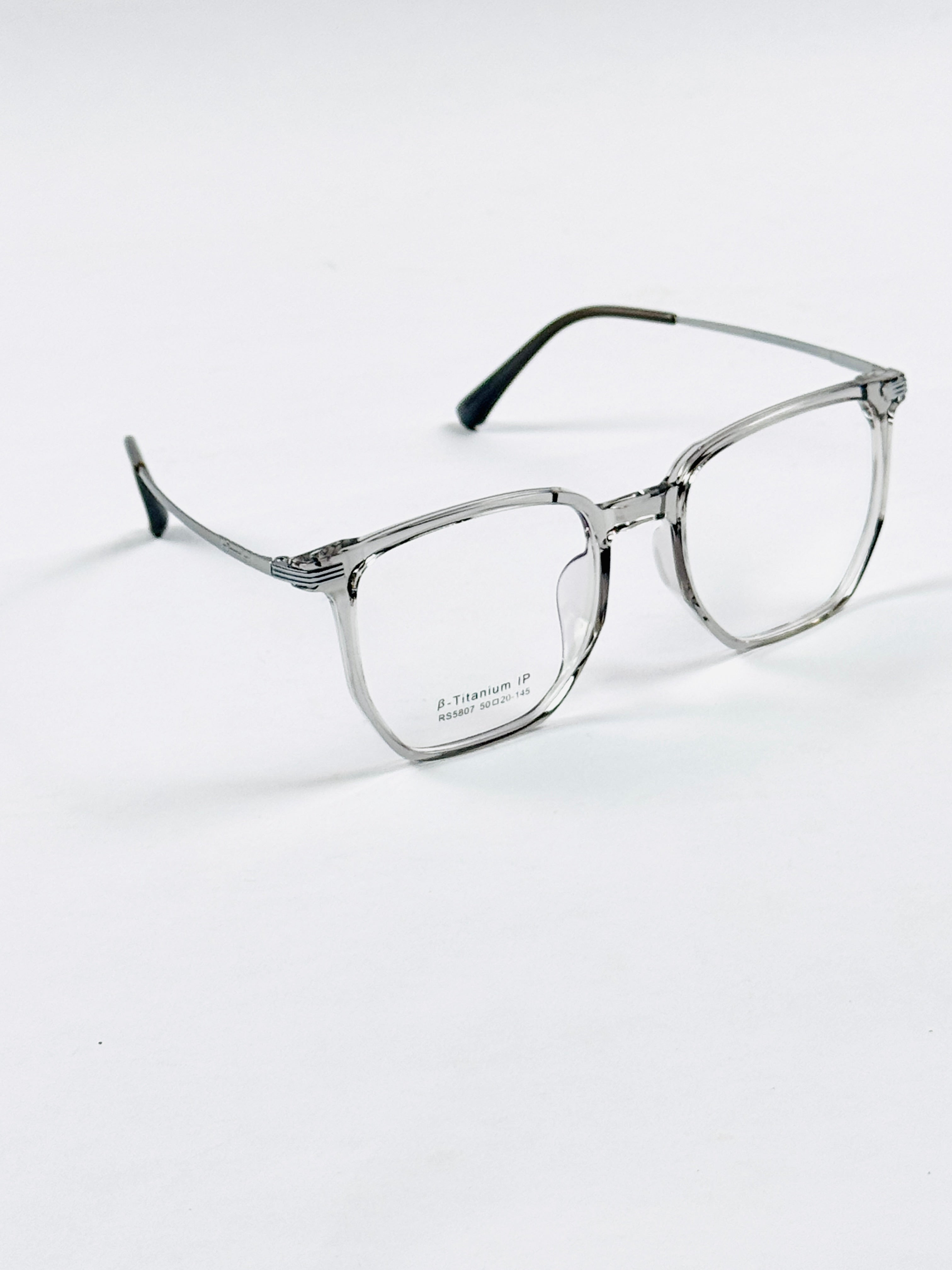 Tr – 55807 - 50 - Silver Grey – Acetate - Metal – Optics - Unisex