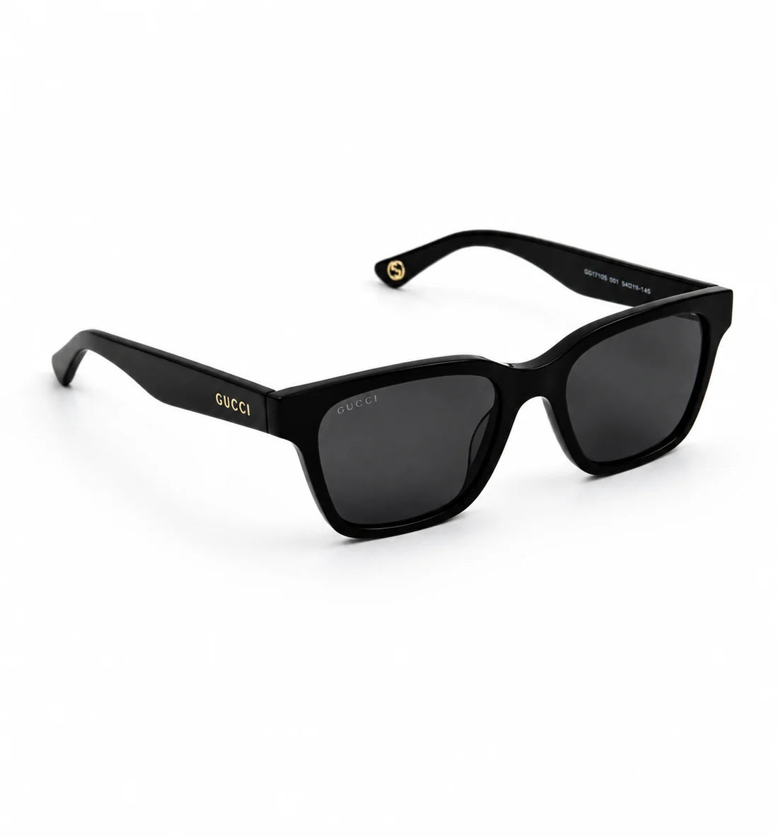 Gucci – 1641 – 53 – Black – Acetate- Sunglasses – Unisex - Premium