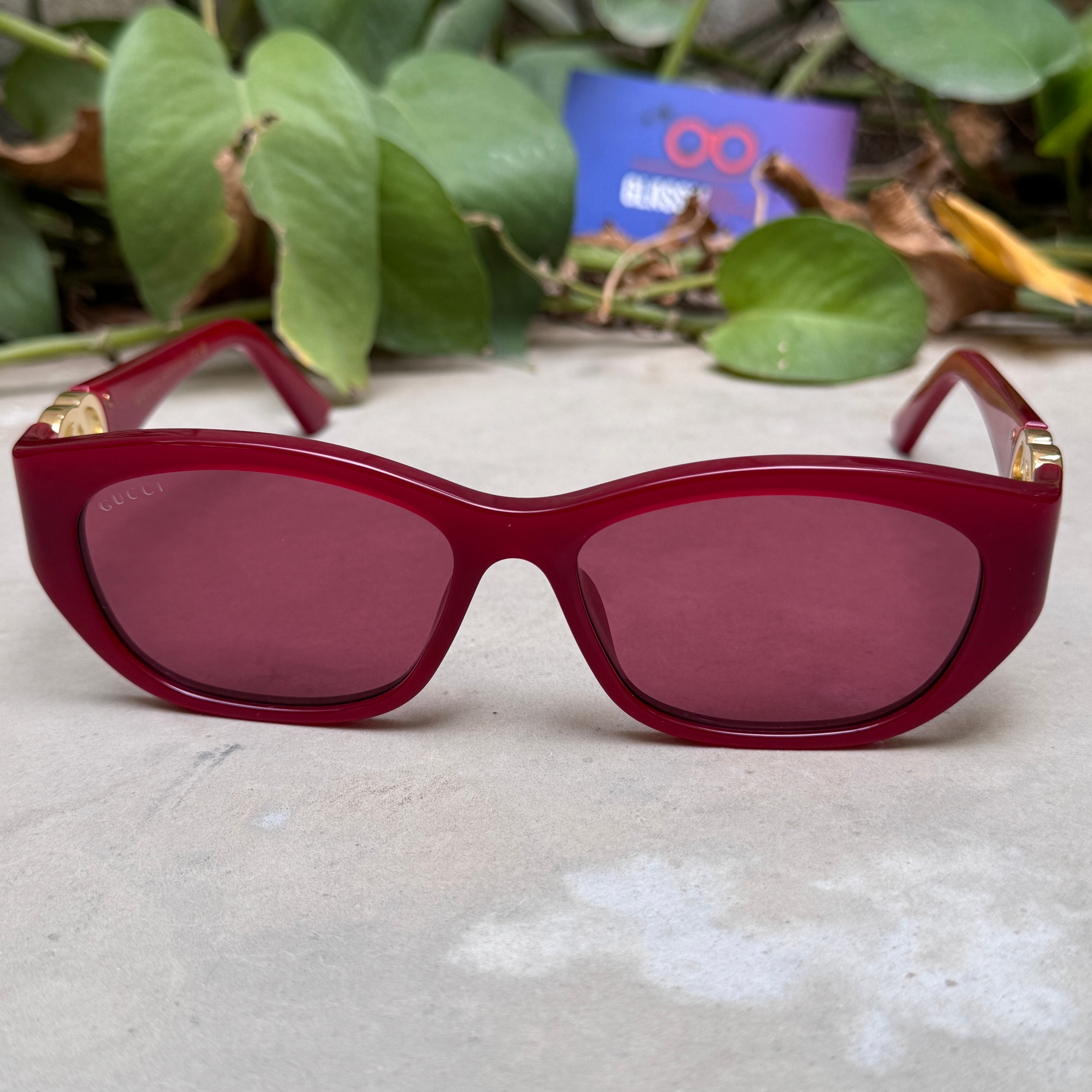 Gucci – 1826 - 57 - Pink – Acetate - Sunglasses – Ladies - Premium