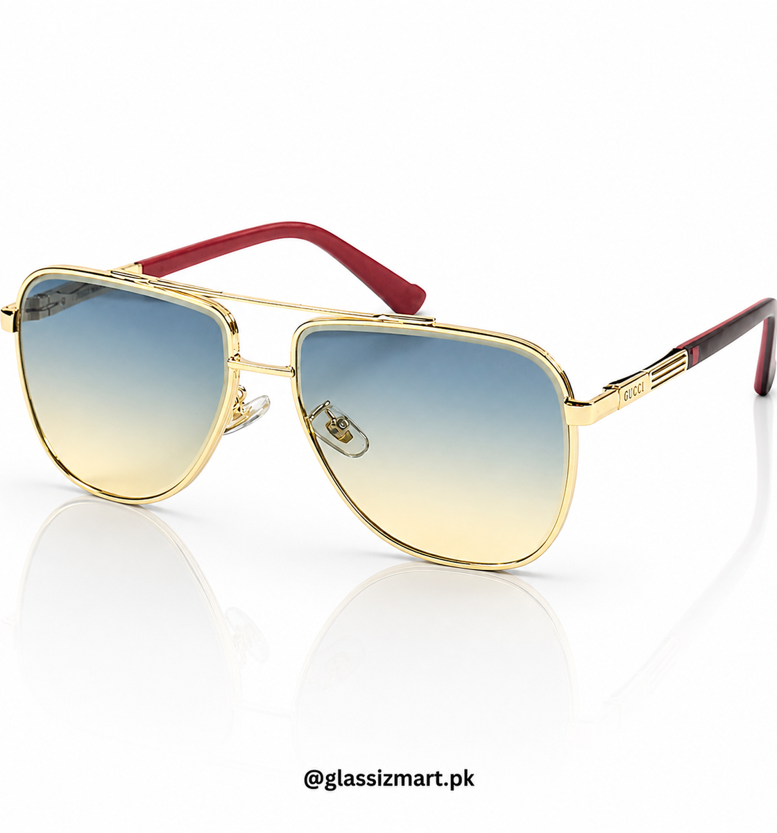Prada – 23408 - 60 –  Golden Multi - Metal - Sunglasses – Unisex