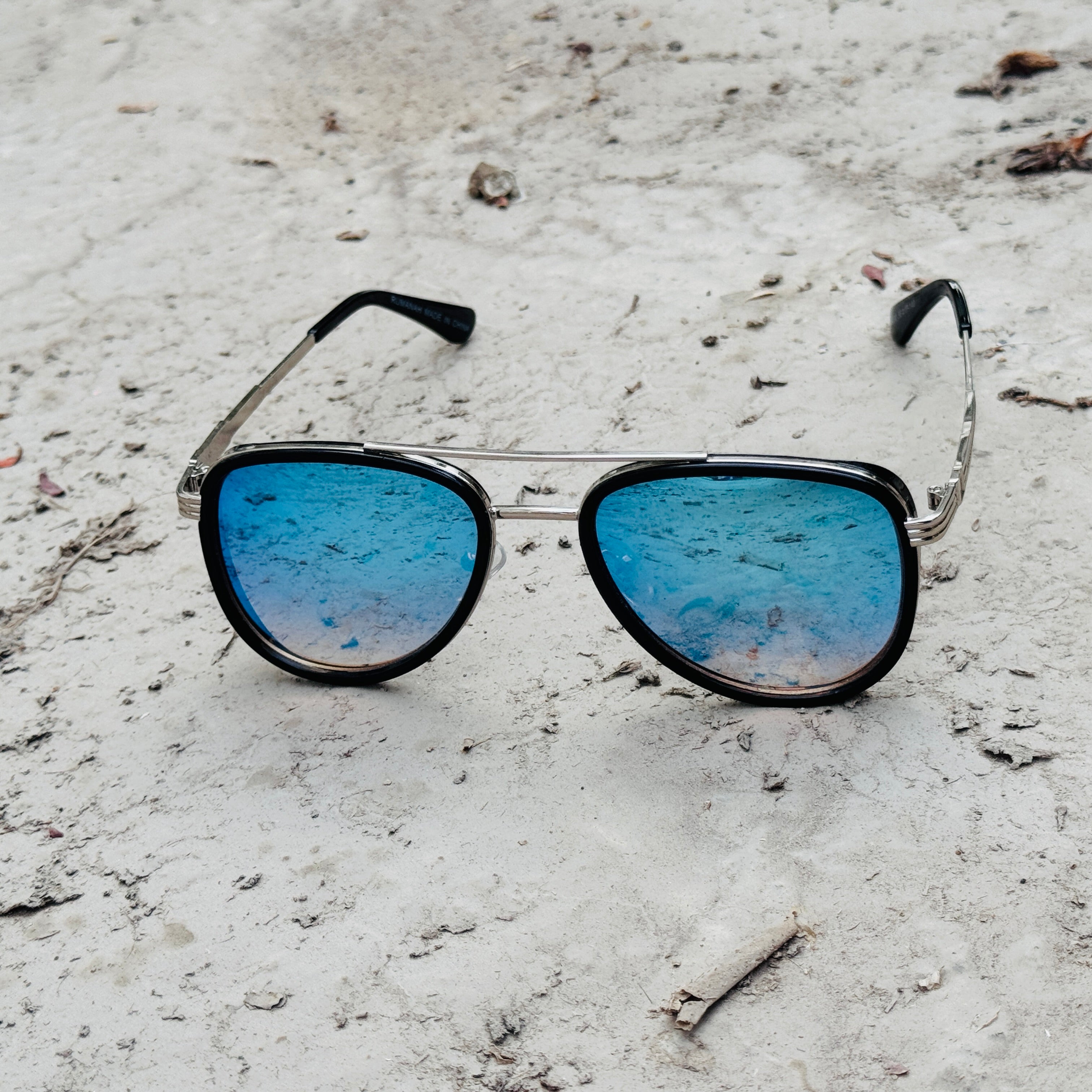 Gucci – 5830 – 56 – Silver Mercury – Metal – Sunglasses – Unisex