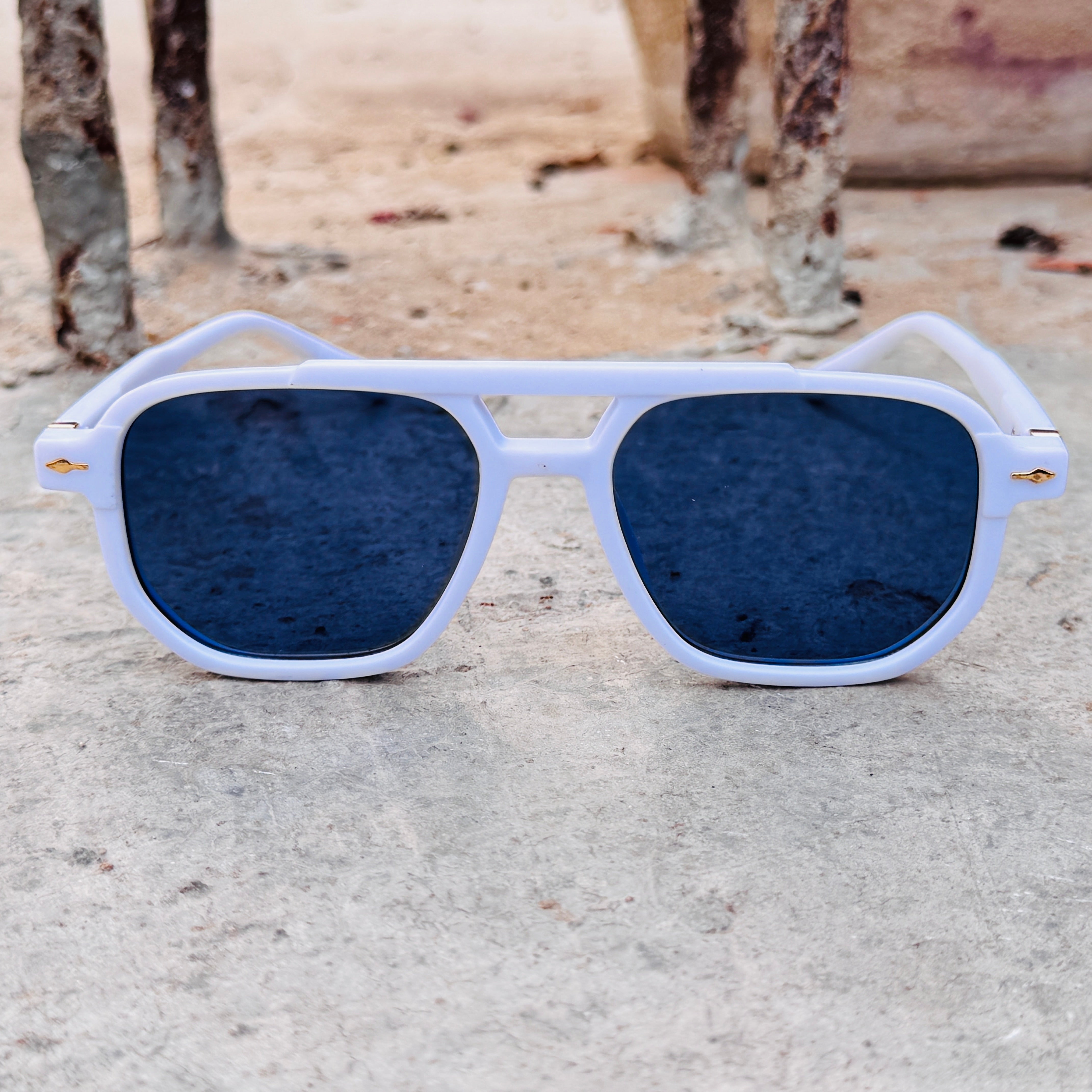 Moscot – 6090 – 51 - White Black – Acetate  – Sunglasses - Unisex