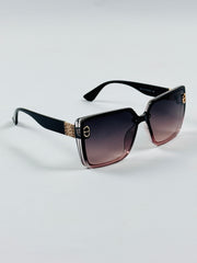 Dior - 3370 – 61 – Black Pink – Acetate – Sunglasses – Ladies