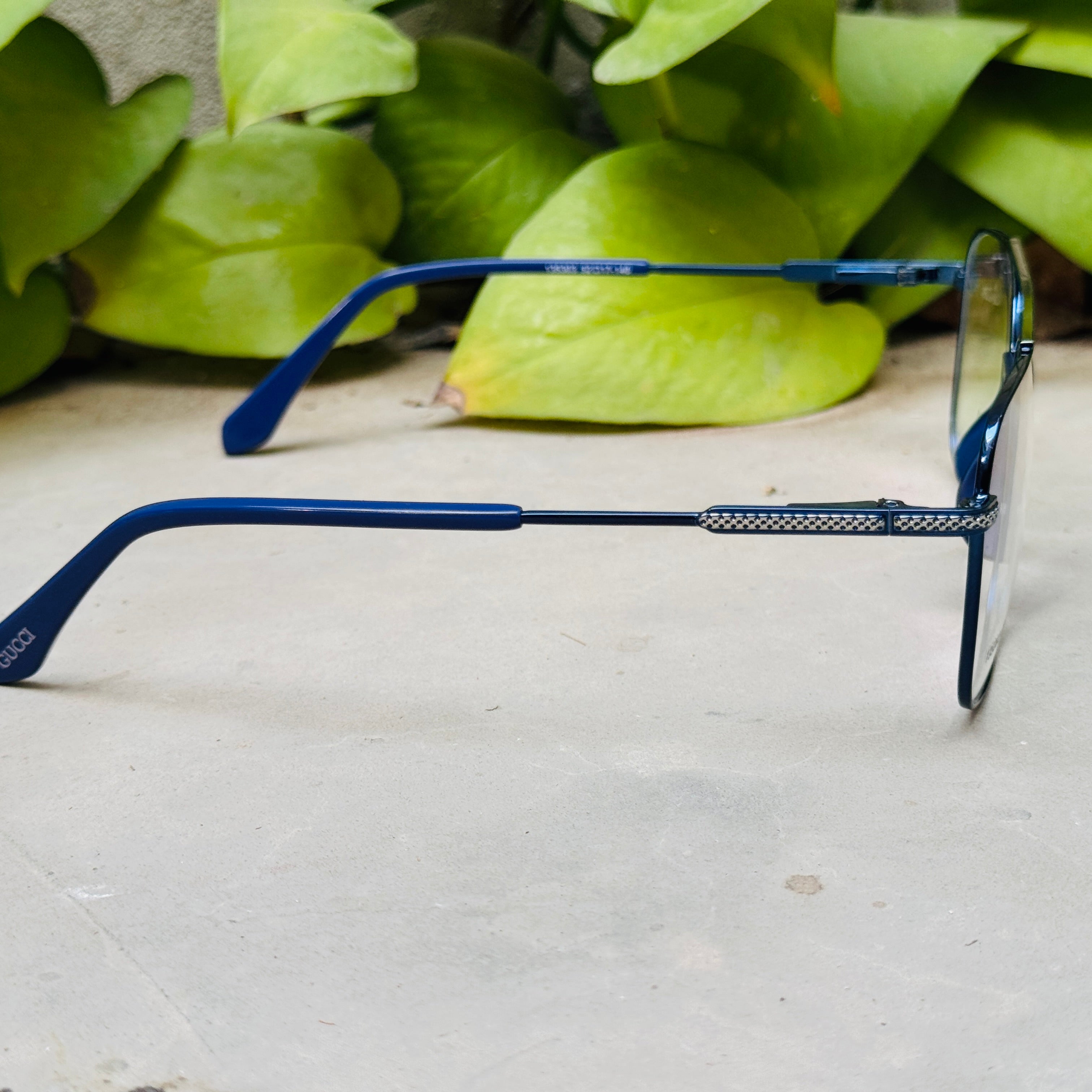 Gucci – 135303 – 52 – Blue –  Metal - Optics – Unisex