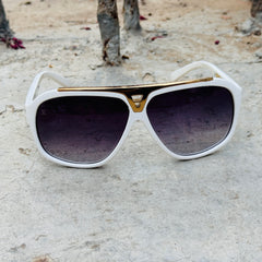 Louis Vuitton – 0351 - 65 – White - Acetate - Sunglasses – Unisex - Premium