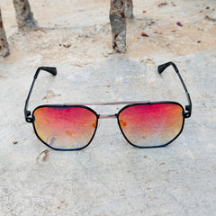 Prada – 19411 - 54 – Black Mercury – Metal – Sunglasses - Unisex