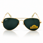 Rayban – 3026 – 62 – Golden Black – Metal – Sunglasses – Unisex