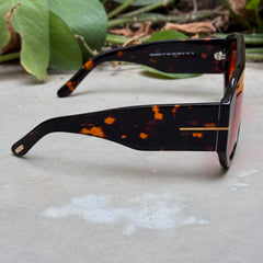 Tom Ford – 1044 - 60 - Tortoise Red – Acetate - Sunglasses – Unisex - Premium