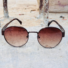 Celine – 2152 - 58 – Brown – Metal – Sunglasses - Ladies
