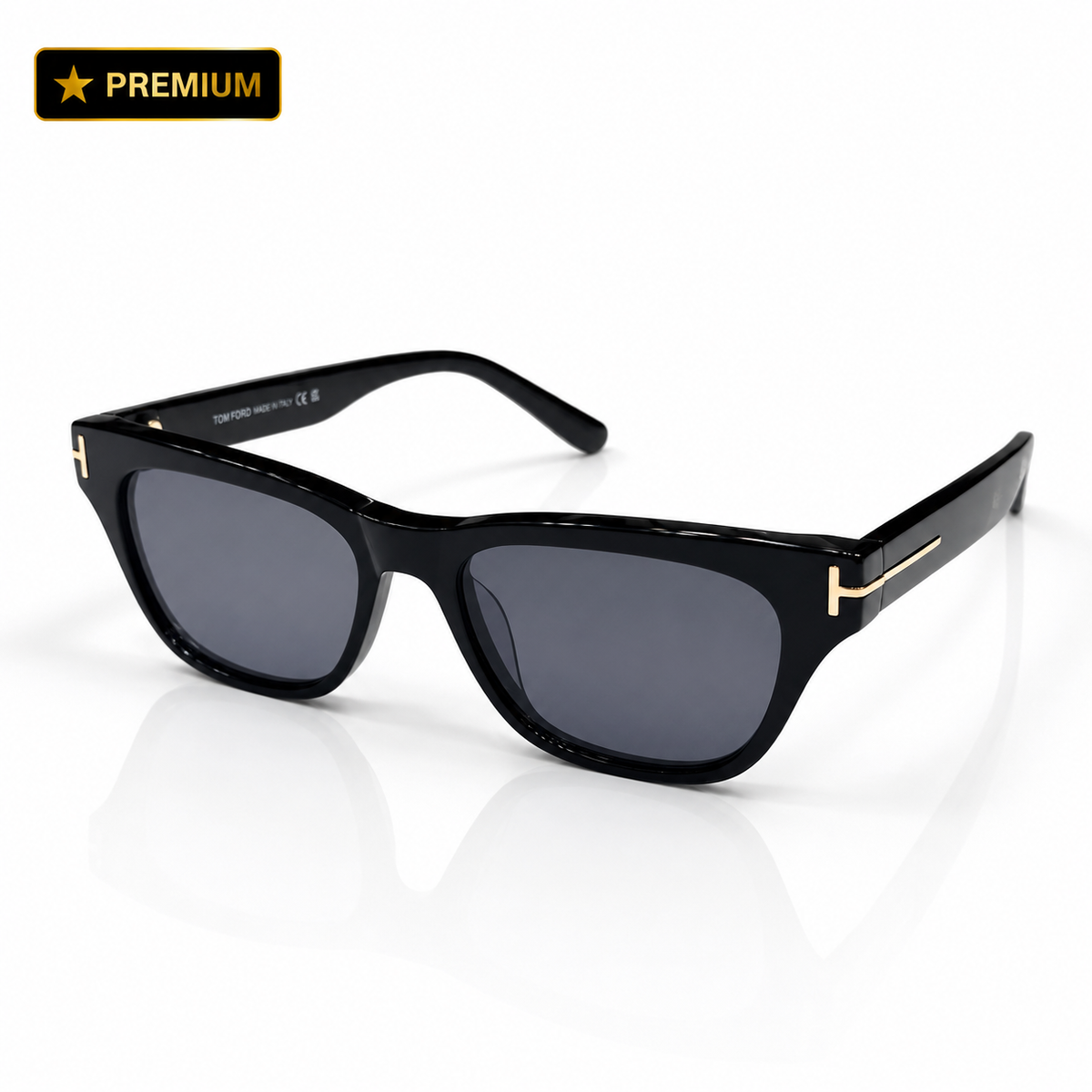 Tom Ford – 1362 - 53 - Black – Acetate - Sunglasses – Unisex - Premium