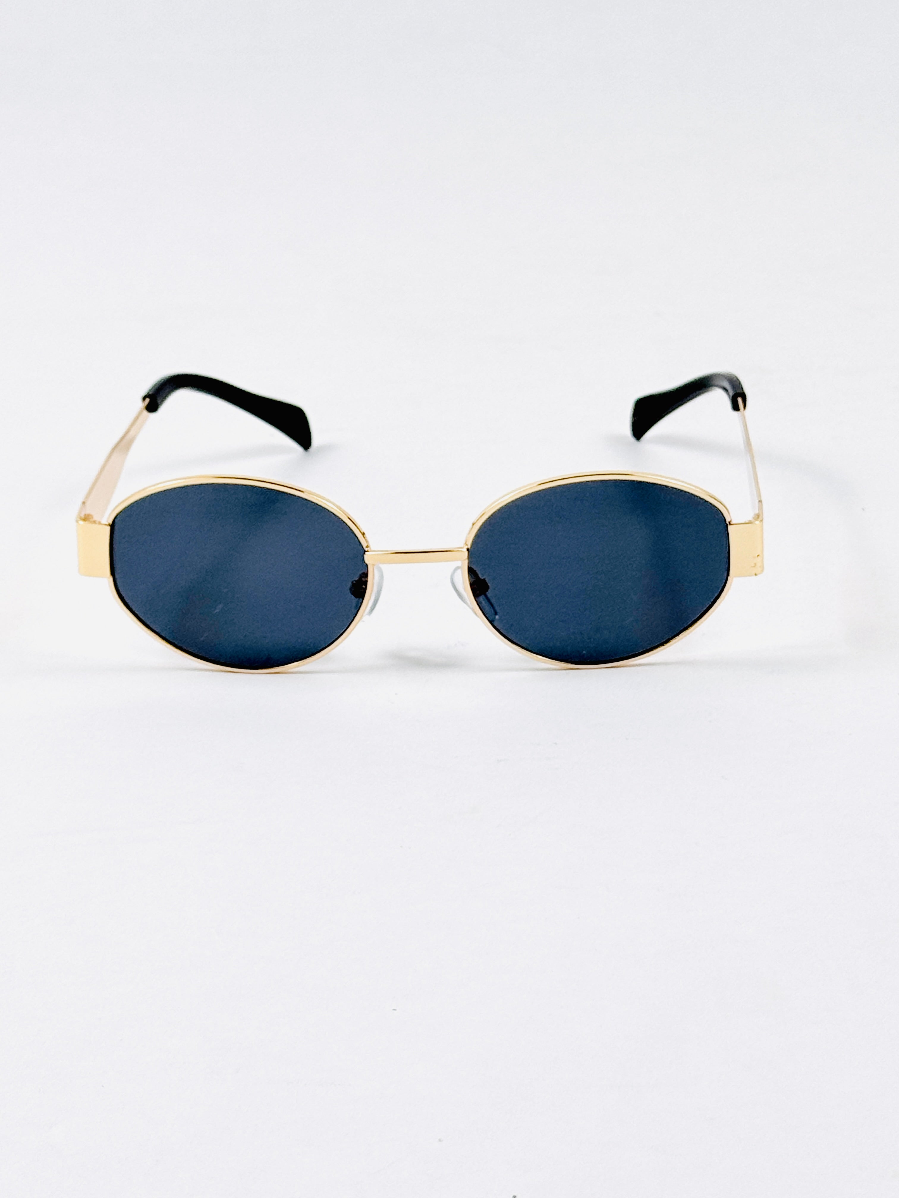 Celine – Triomphe - 55 – Golden Black – Metal – Sunglasses - Unisex
