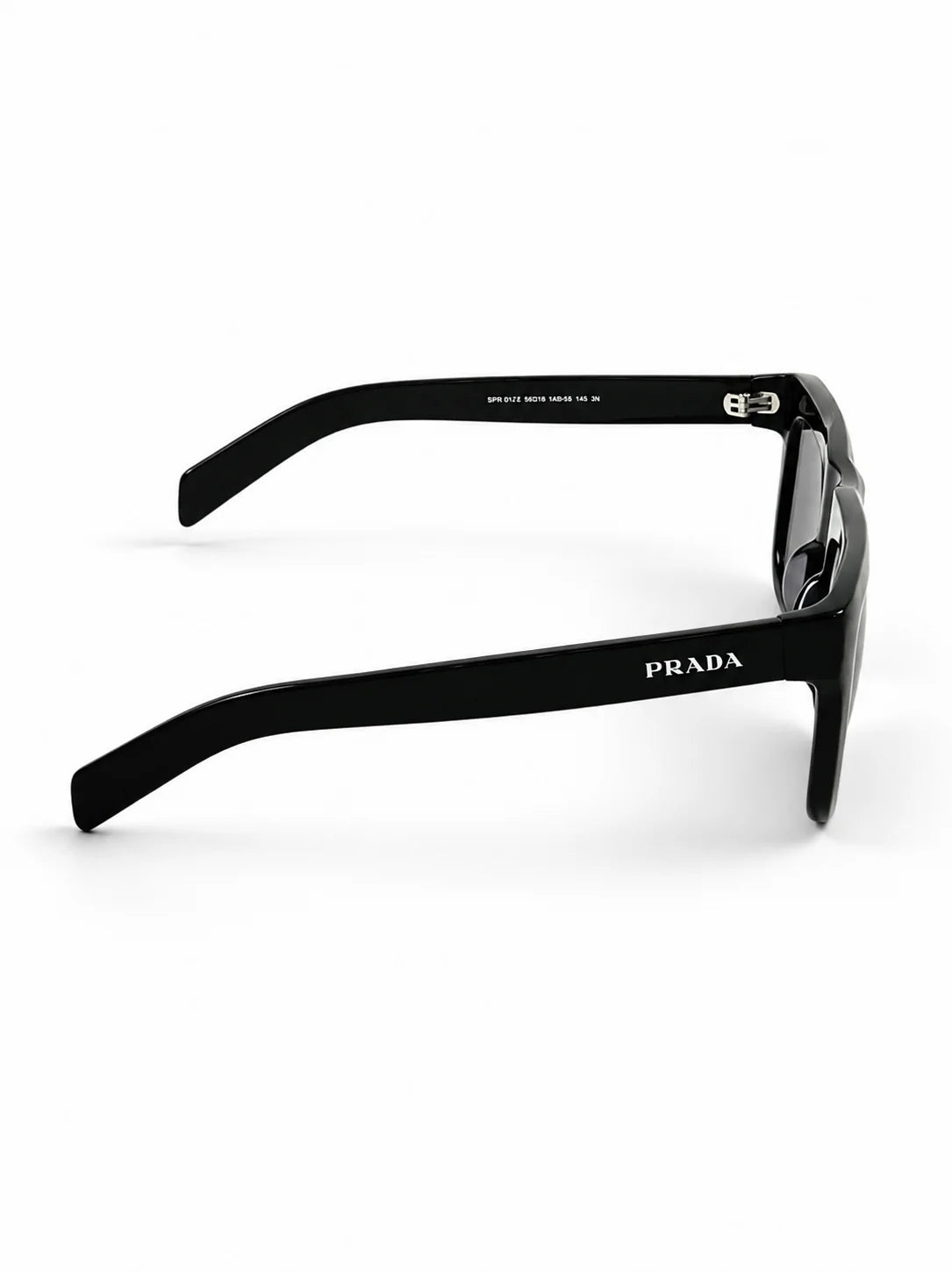 Prada – SPR D11- F – 56 – Black – Acetate- Sunglasses – Unisex - Premium