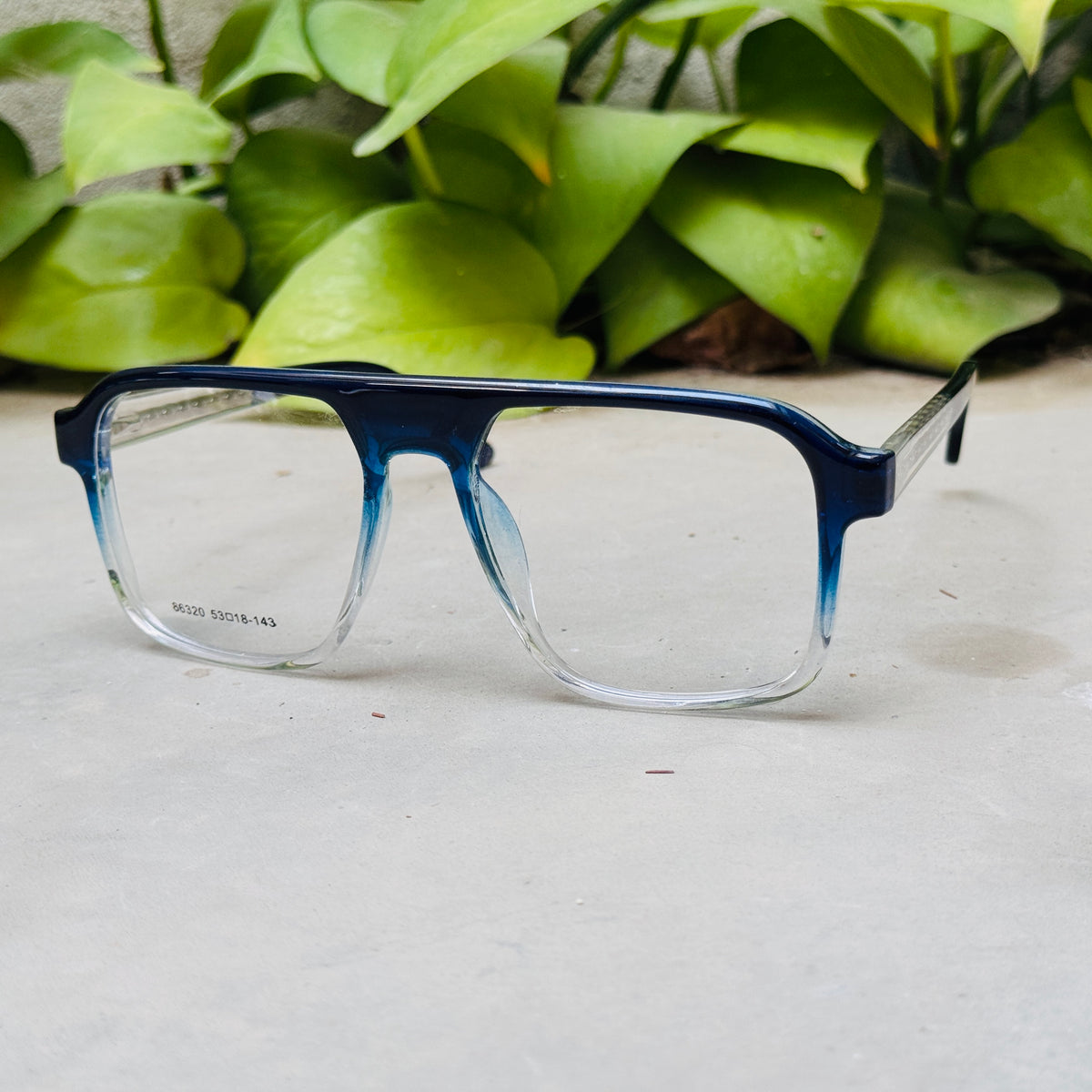 Tumbler – 86320 – 53 – Blue Gradient –  Acetate - Optics – Unisex