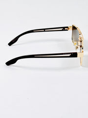 Prada – PR78 – 59 – Golden Brown Gradient – Metal – Sunglasses – Unisex