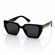 Burberry – 9077 – 56 – Black – Acetate – Sunglasses – Ladies