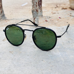 Rayban – 3647 – 51 – Black Green – Metal – Sunglasses – Unisex