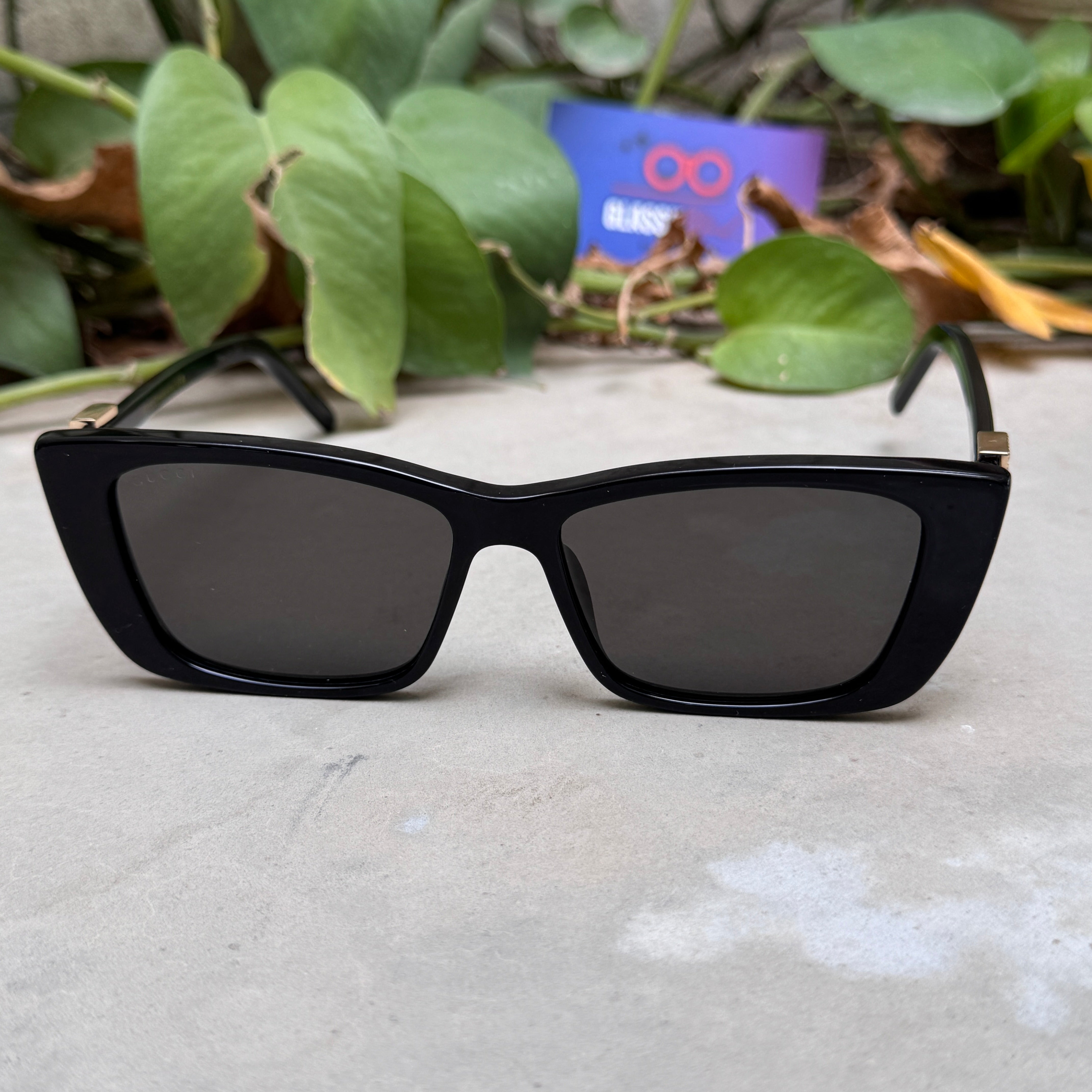 Gucci – 168 - 53 - Black – Acetate - Sunglasses – Ladies - Premium