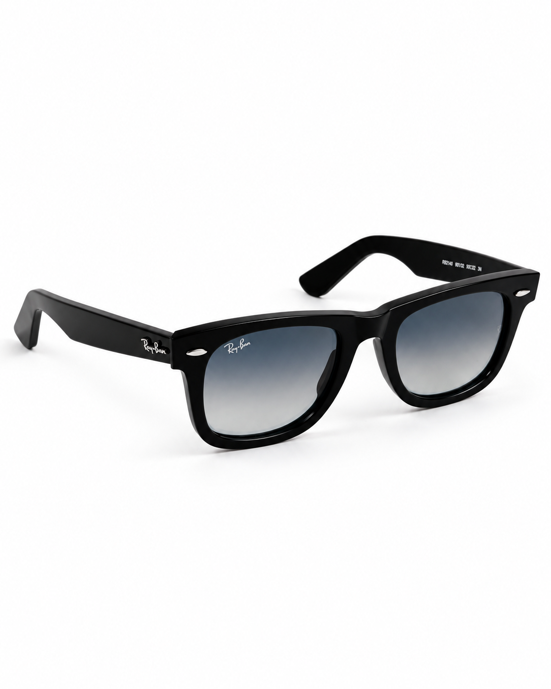 RayBan – 2140 – 50 – Black Blue Gradient –  Acetate- Sunglasses – Unisex - Premium