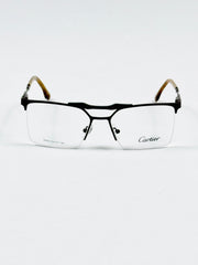 Cartier – 90403 – 54 – Brown –  Metal - Optics – Unisex
