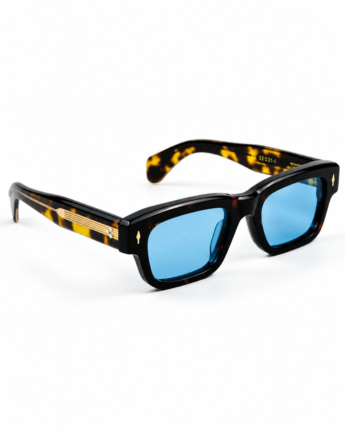 Jacques Marie Mage – JEFFI – 51 – Tortoise Blue – Acetate – Sunglasses – Unisex - Premium