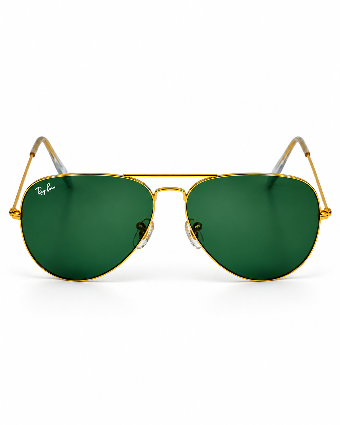 Rayban – 3026 – 62 – Golden Green – Metal – Sunglasses – Unisex - Premium