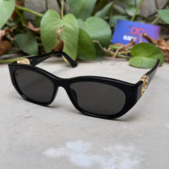 Gucci – 1826 - 57 - Black – Acetate - Sunglasses – Ladies - Premium