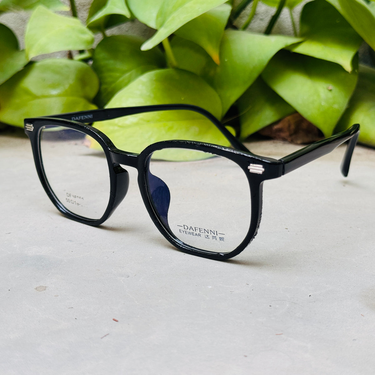 Dafenni – 6001 – 50 – Black –  Acetate - Optics – Unisex