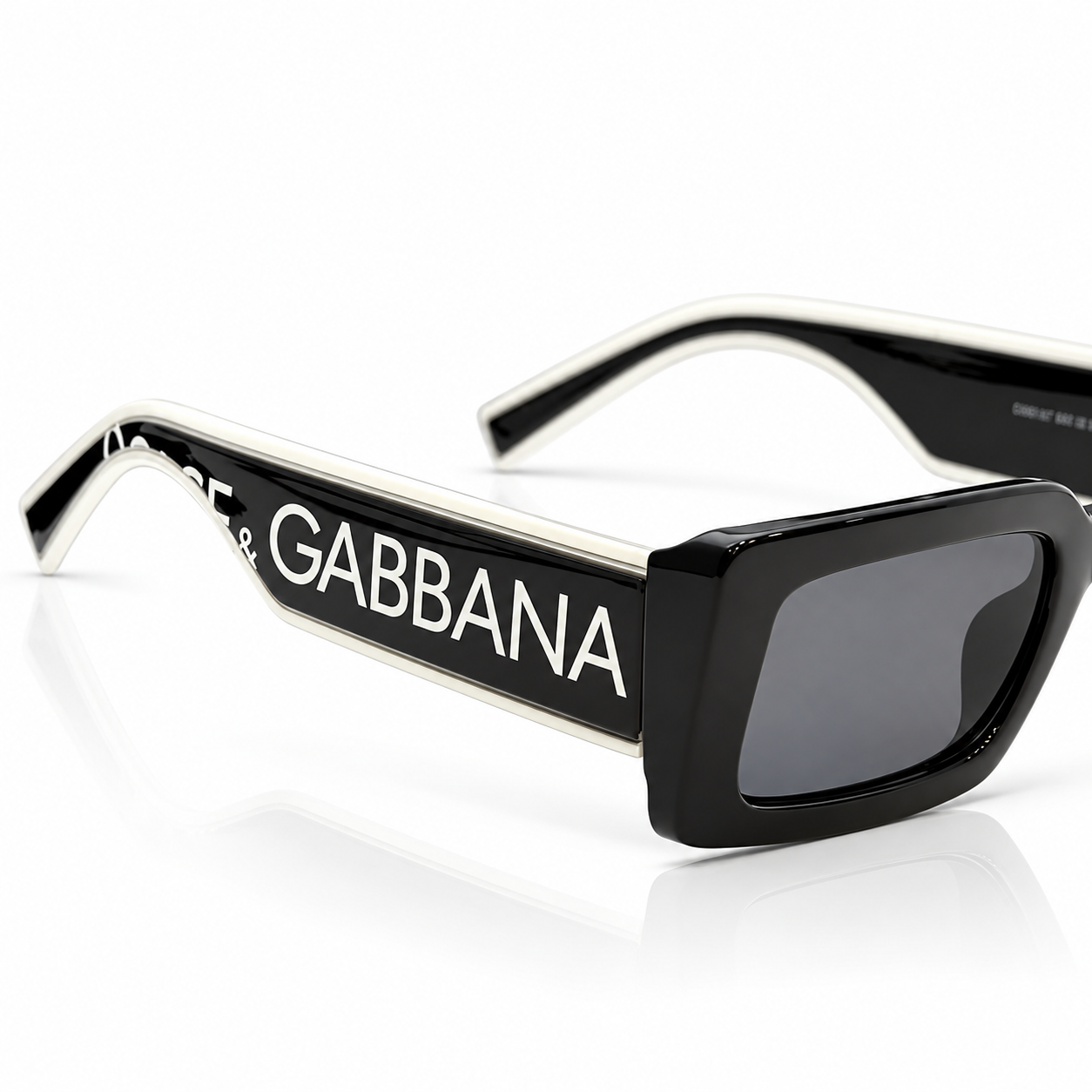 Dolce & Gabbana – 6187 - 55 – Black – Acetate - Sunglasses – Unisex