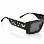 Dolce & Gabbana – 6187 - 55 – Black – Acetate - Sunglasses – Unisex