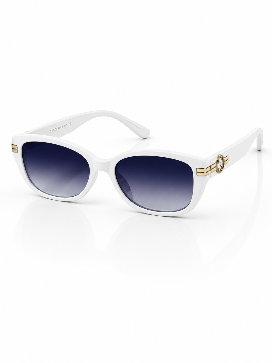 Louis Vuitton’s - 3312 – 54 – White Black Gradient – Acetate – Sunglasses – Ladies