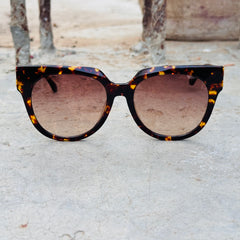 Miu Miu - 51P - 57 – Golden Brown - Acetate- Metal - Sunglasses – Ladies - Premium