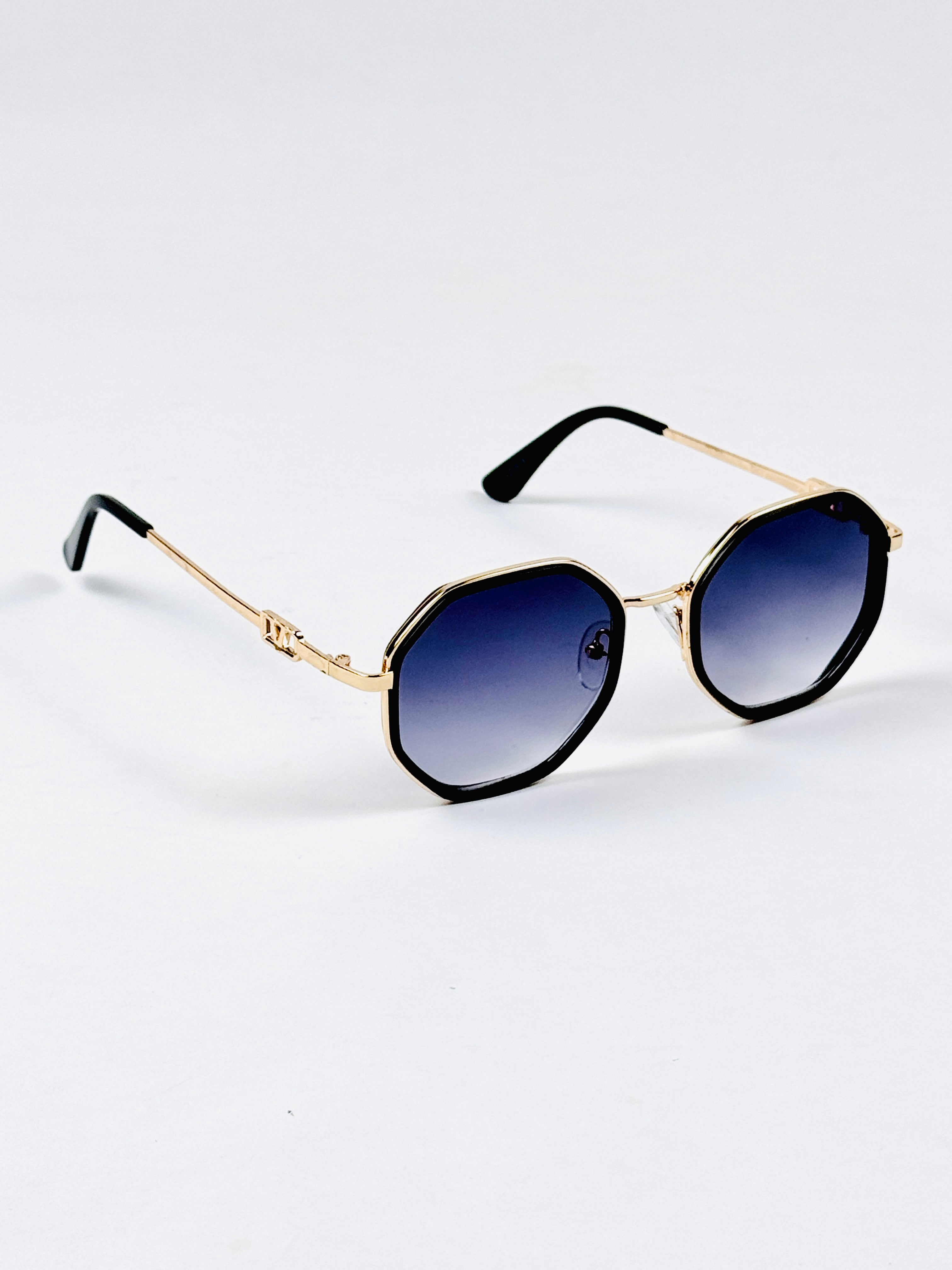 Valentino – 3579 – 56 – Golden Gradient – Metal – Sunglasses – Ladies