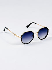 Valentino – 3579 – 56 – Golden Gradient – Metal – Sunglasses – Ladies
