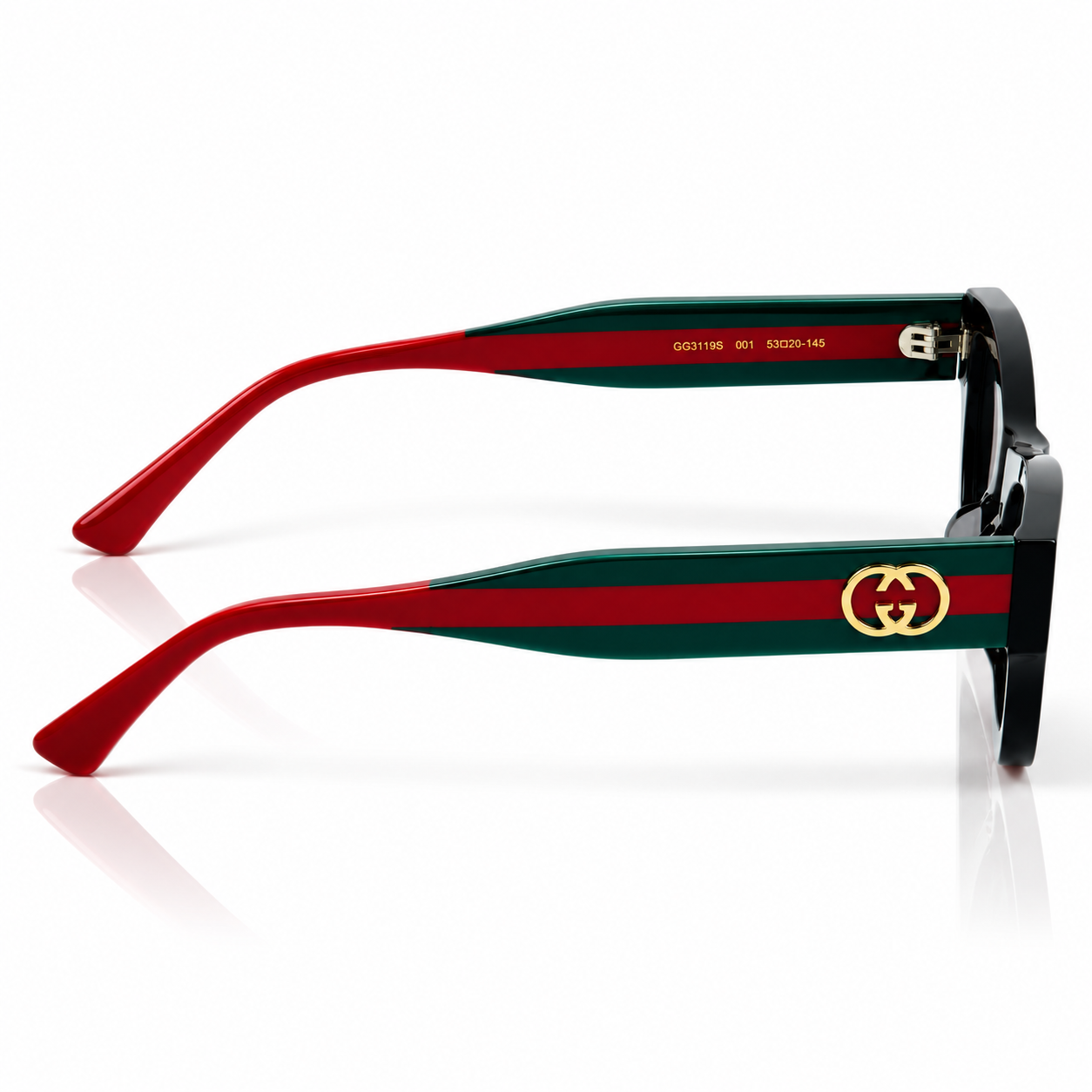 Gucci – 2116 - 53 – Black –  Acetate - Sunglasses – Unisex - Premium
