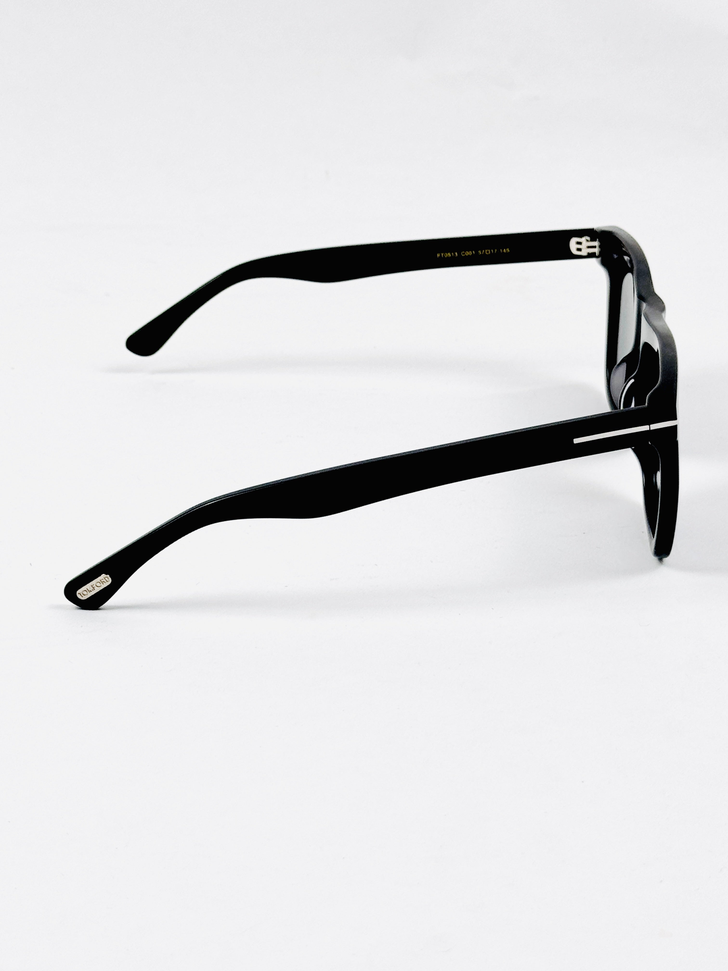 Tom Ford – 0513 - 57 – Black –  Acetate - Sunglasses – Unisex - Premium