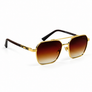 Cartier – 58443 – 54 – Golden Brown – Metal – Sunglasses – Unisex