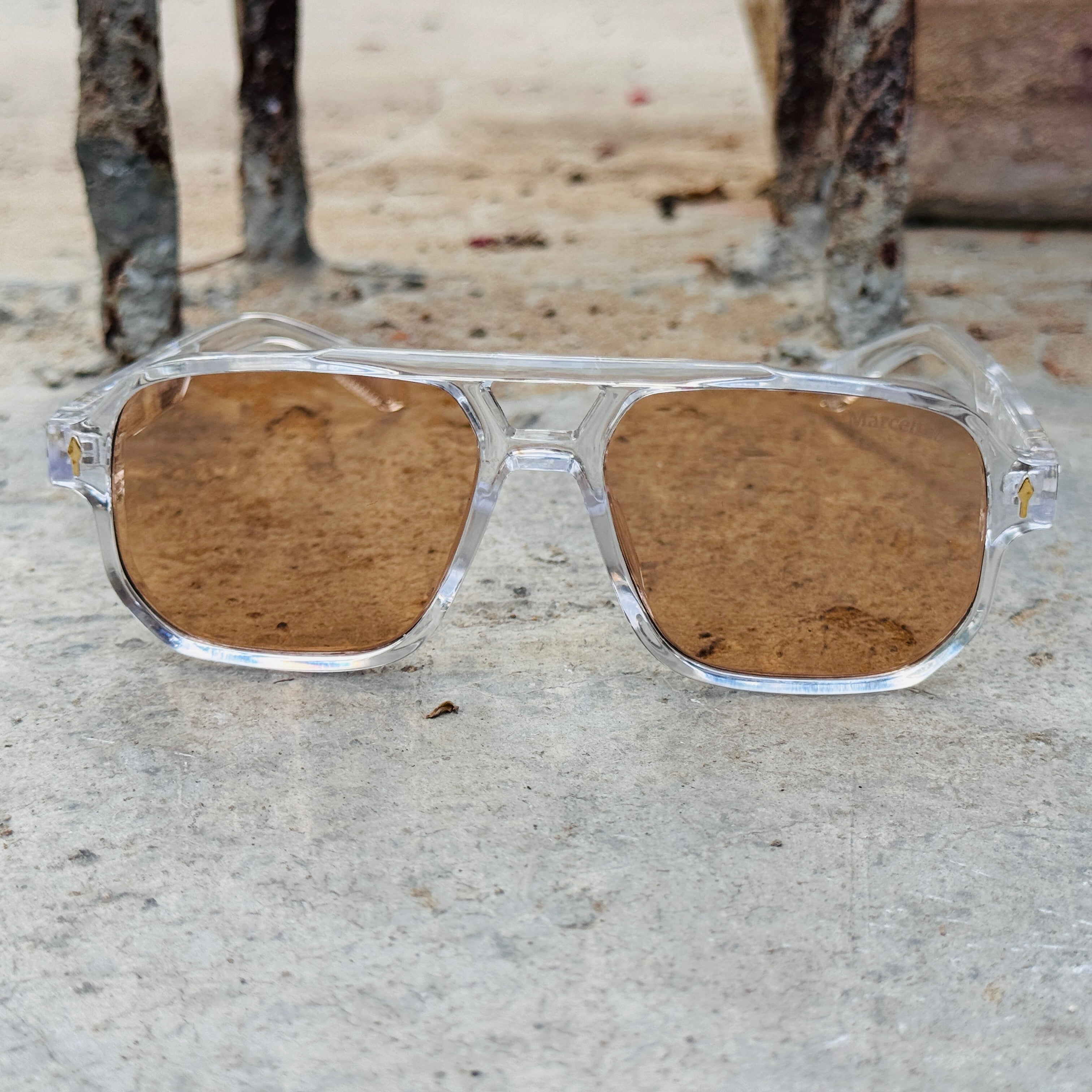 Moscot – 6061 – 54 - Transparent Brown – Acetate  – Sunglasses - Unisex