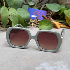 Fendi  – 40139 - 54 – Green Brown – Acetate - Sunglasses – Ladies - Premium