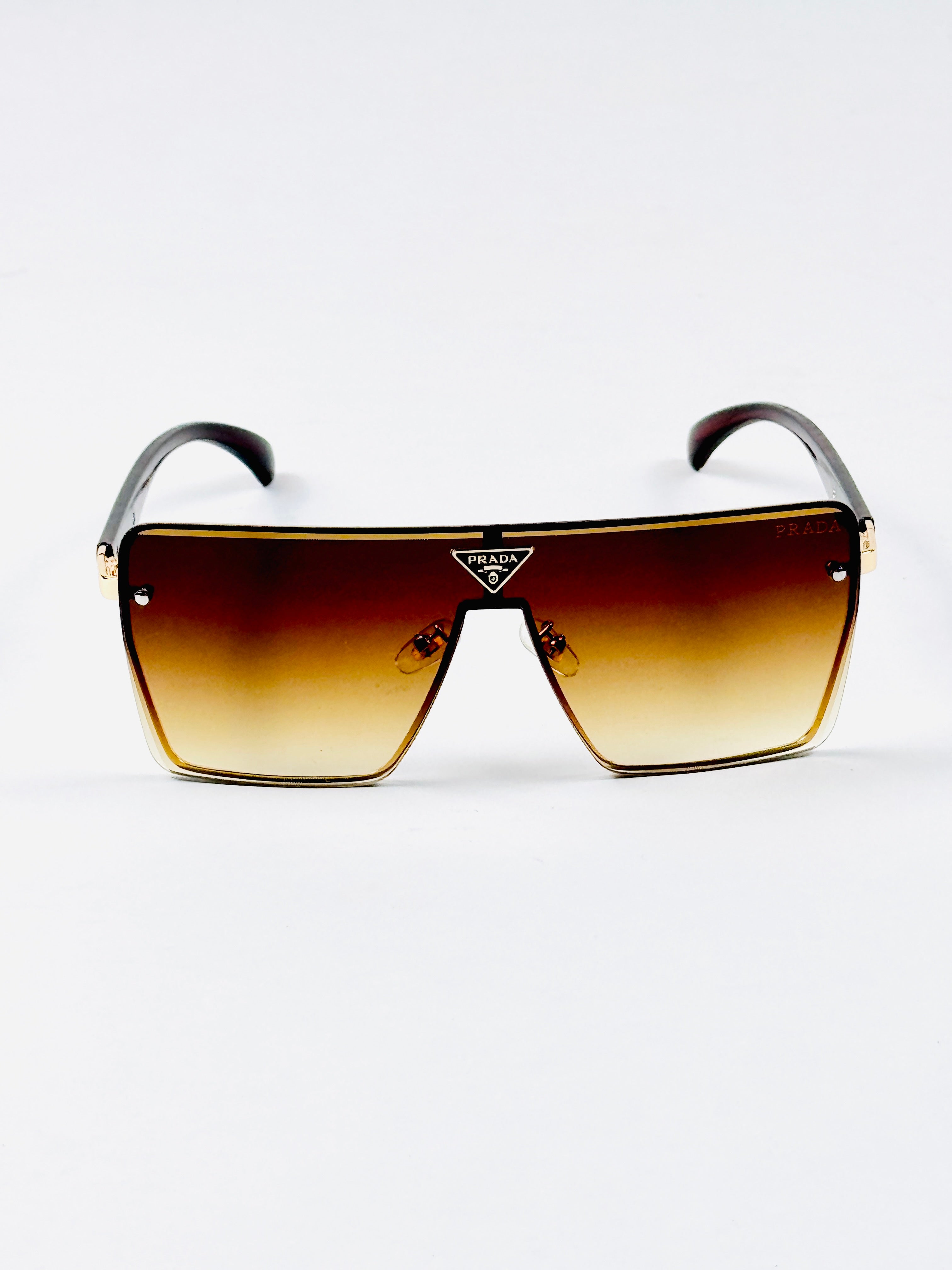 Prada – 23082 – 60 – Golden Brown – Metal – Sunglasses – Unisex