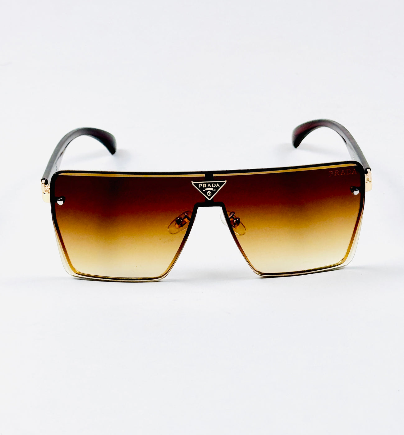 Prada – 23082 – 60 – Golden Brown – Metal – Sunglasses – Unisex